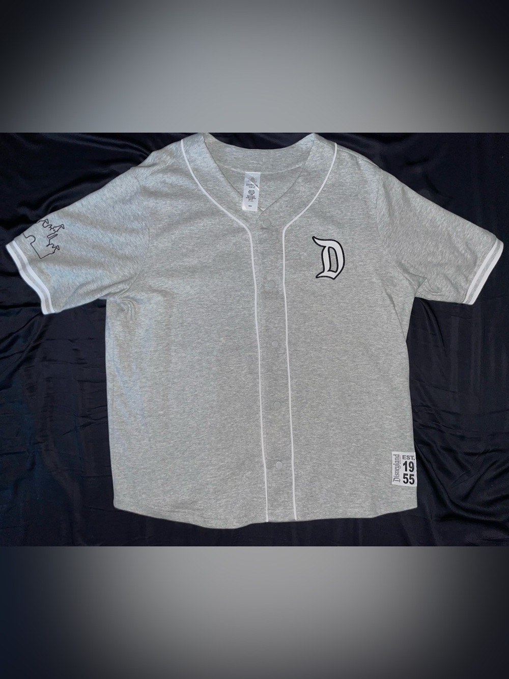 Disneyland Est 1955 Gray
Baseball Jersey